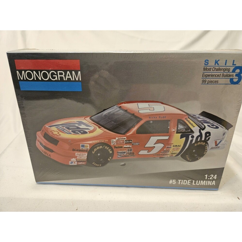 Factory Sealed Vintage 1993 Revell/Monogram 1/24 #5 Ricky Rudd Tide Lumina 2440